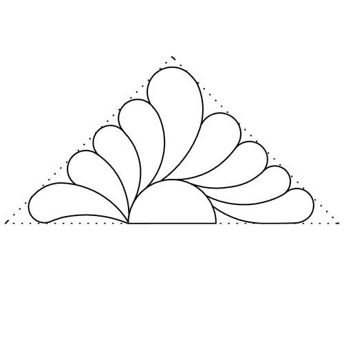 Feathered Sunshine Formal Triangle - Click Image to Close
