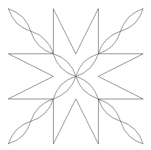 Tennessee Waltz Pieced Block with SID - Click Image to Close
